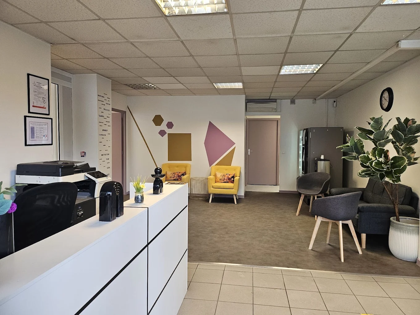 L’accueil et les espaces de rencontre du campus PBA à Argenteuil