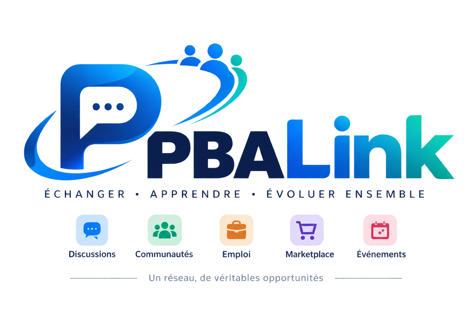 PBALink : discussions, communautés, emploi, marketplace et événements
